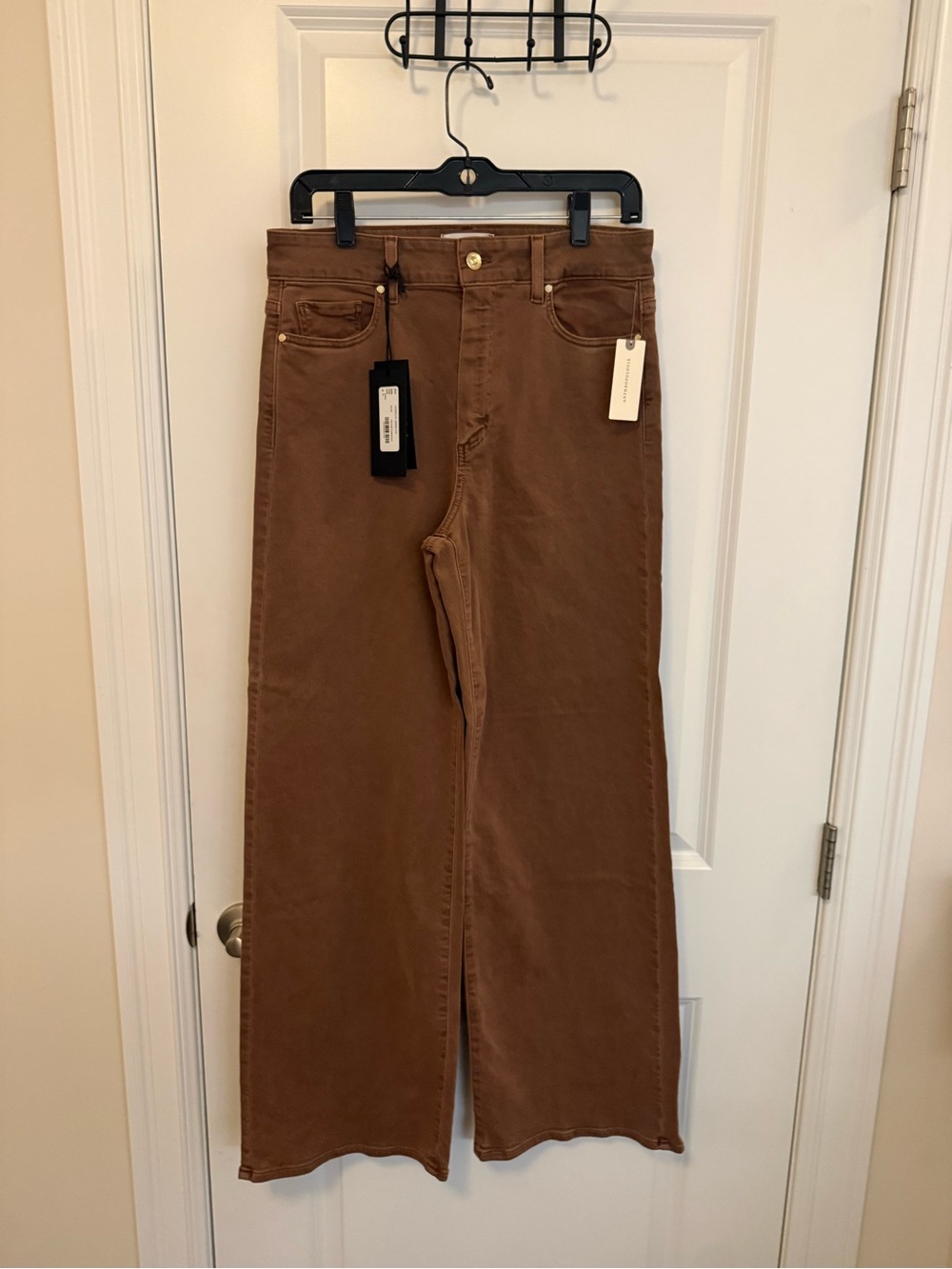 PAIGE Anessa 31” High-Rise Wide Leg Jeans Size 29